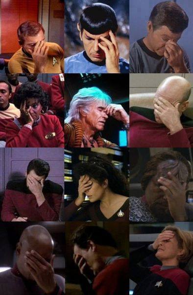 Star Trek Face Palm